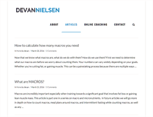 Tablet Screenshot of devannielsen.com